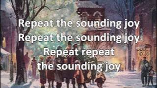 Joy To The World - Instrumental with Lyrics (no vocals)