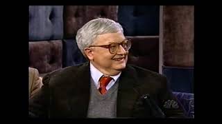 Roger Ebert on Late Night November 22, 1996 Profile