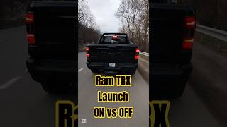 Brutal Ram TRX Launch Control On vs Off