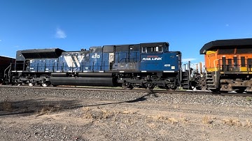 BNSF #6326 Lead’s The E-SLPEBM0-48A Through Crews, CO With Second Out MRL ACE Unit 8/24/2024.