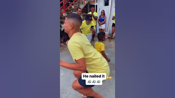 His pigeon dance is too good 😂