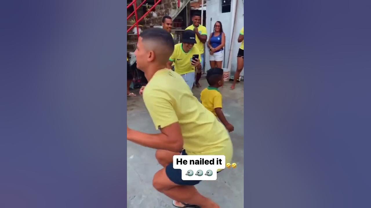 His pigeon dance is too good 😂