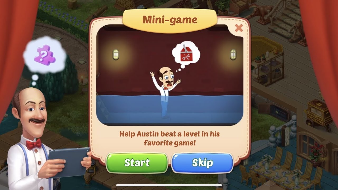 Homescapes Minigame 1 YouTube