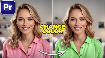 How to CHANGE COLOR of OBJECT in Premiere Pro | LUMETRI COLOR