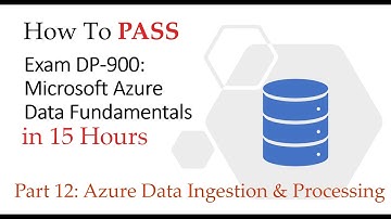 #12 How to pass Exam DP-900 Azure Data Fundamentals in 15 hours | Azure Data Ingestion & Processing