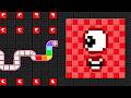 Number Snake vs the Giant Biggest 1,000,000 Blocks Maze | Game Animation