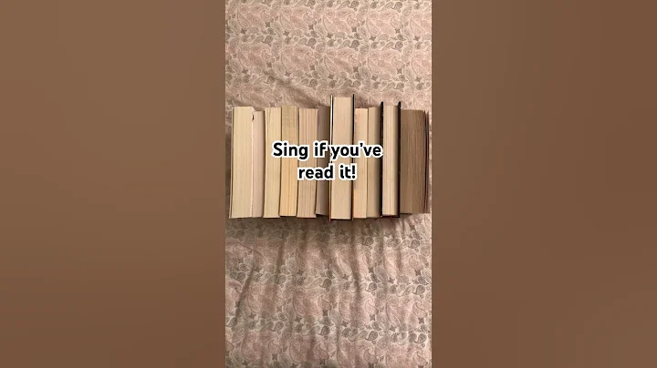Sing if you’ve read these books! #booktok #books #booktube #shorts #sing