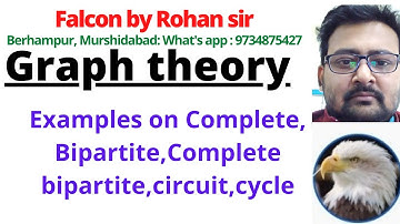 5.b) Graph theory (Examples on Complete, Bipartite, complete Bipartite, circuit,cycle ), in bengali.