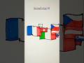 Draw Flag Map of Luxembourg 🇱🇺 #luxembourg #flag