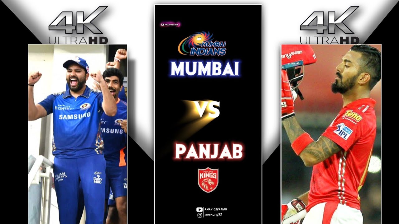 PBKS vs MI 😍Status 2021 || Panjab vs Mumbai 🔥 4K Full Screen Status || IPL 2021 Status