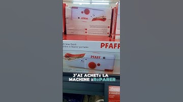 Test Complet MACHINE à Réparer PFAFF (LIDL) #couture #couturedebutant #tutocouture #lidl