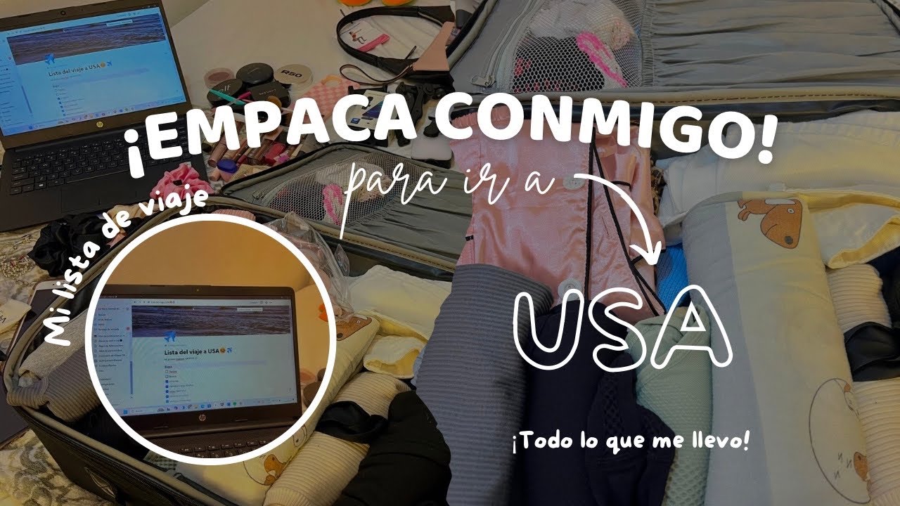 EMPACA CONMIGO PARA IR A USA🇺🇸 + Haul de TEMU🛍️