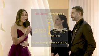 CIFF 44| Day 1 | Red Carpet Conversations with Nala | Passant Shawky & Mohamed Farag