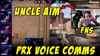 FNS Reacts To Paper Rex VOICE COMMS  | VCT Pacific Stage 1 Highlights