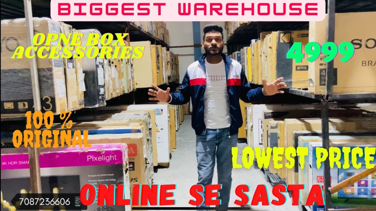 Cheapest Open Box Electronics' Items // 75%Off On 4k Led TV, AC, Fridge, Heavy Discount  