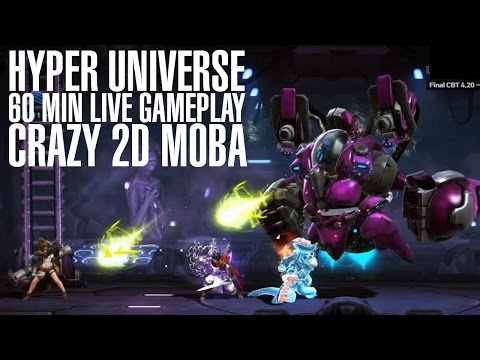 Hyper Universe. Очень странная игра. 2D side scrolling MOBA.