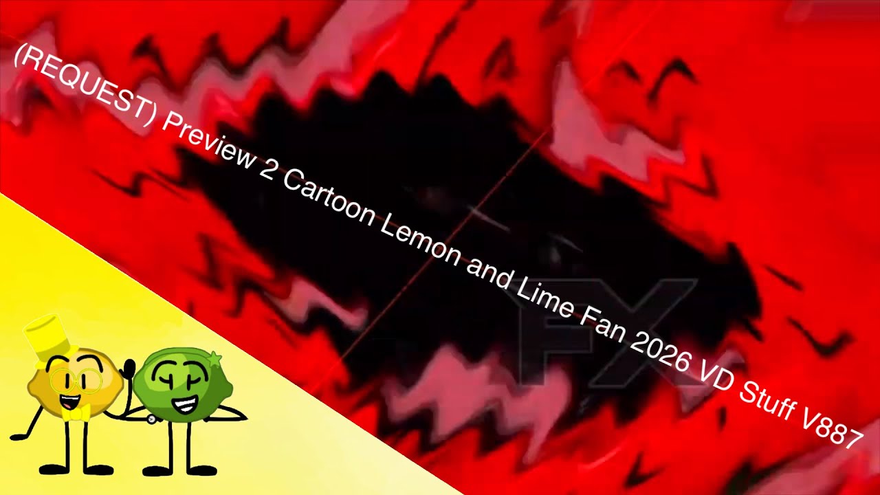 (REQUEST) Preview 2 Cartoon Lemon and Lime Fan 2026 VD Stuff V887