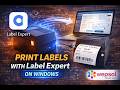 How to Print Labels with Label Expert on Windows | Step-by-Step Complete Guide