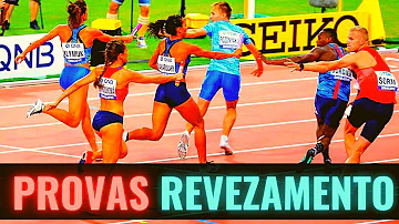 Quais as regras das corridas de revezamento no atletismo?