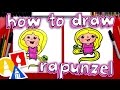 How To Draw Cartoon Rapunzel