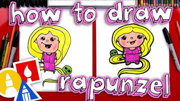 How To Draw Cartoon Rapunzel