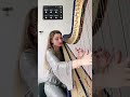 Testing the Cosmos Echo on the Harp🪐✨ #harp #electricharp #sounddesign #line6helix