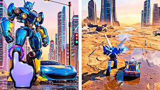 Modern Transformers Simulator - Impossible Robot Car Racing 3D - iOS Android GamePlay #14 screenshot 2