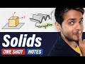 Mechanical Properties of Solids 🔥 One Shot | Physics Class 11 Chapter 9 full chapter