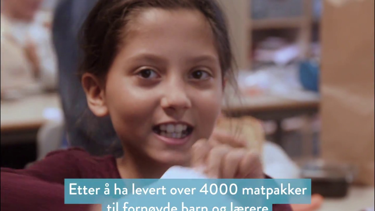 Mills deler ut 4000 matpakker