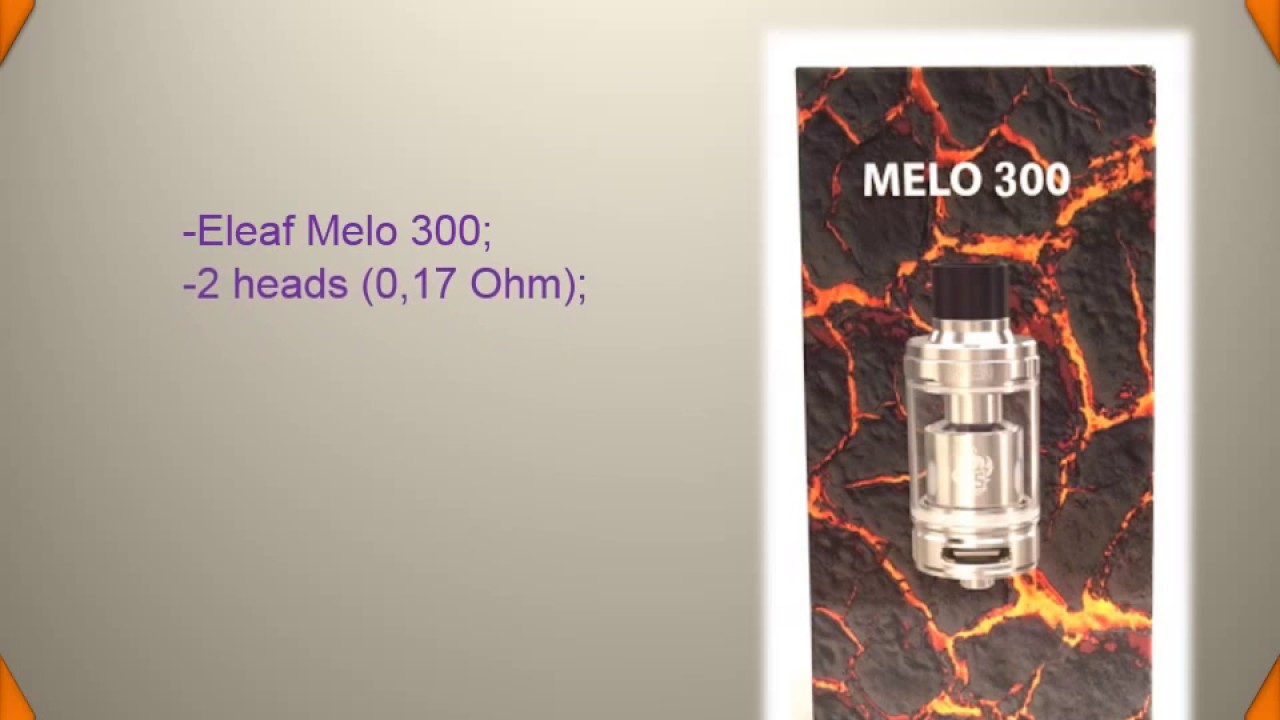 Eleaf Melo 300 6,5 ml + ERL RBA Base english version