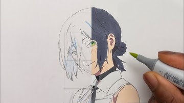 How to Draw Reze from Chainsaw Man – Step by Step (Full Tutorial)