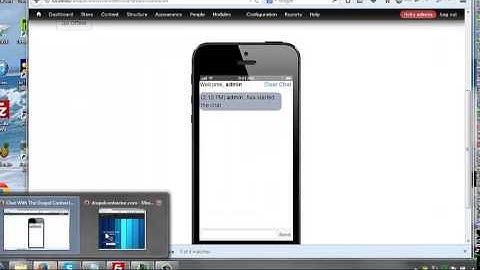 Drupal 7 Custom Chat Application