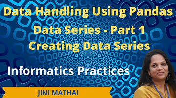 Series In Pandas  Part 1