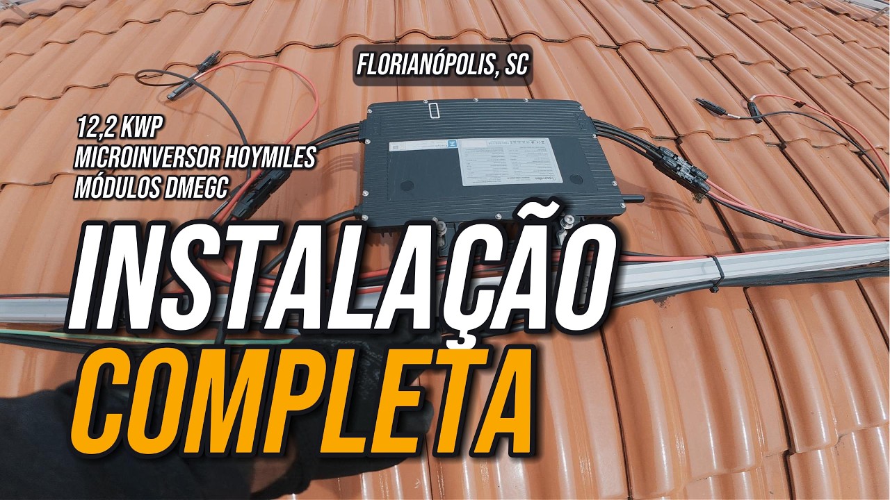 Energia Solar 12,2 kWp Instalação com Microinversores | Projeto em Florianópolis #energiasolar
