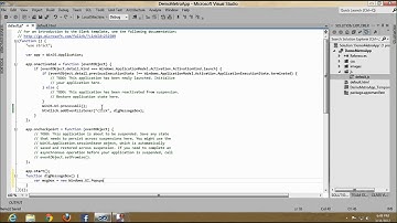 My First Metro Style App Using Javascript in Windows 8