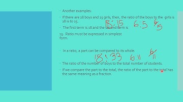 How to express one value as a fraction of another given their ratio and vice versa