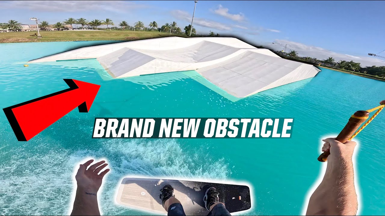 BRAND NEW WAKEBOARDING OBSTACLE! YouTube