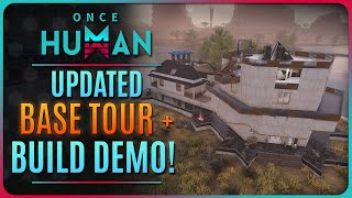 ONCE HUMAN - NEW BASE TOUR!! + Link To Build Instructions! ( OnceHumanBeta )