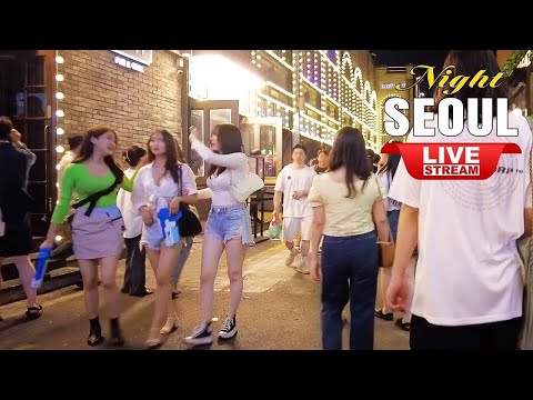 2024 Happy New Year Seoul Korea Live | Seoul walk, Itaewon street night walking tour live with talk