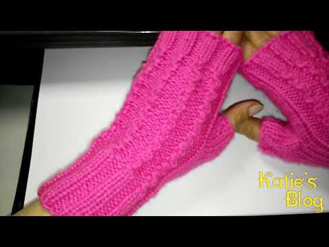 Mittens knitting – თათმანების ქსოვა