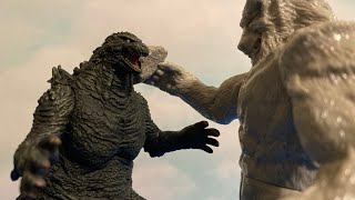 Godzilla vs Legendary Giant Beast Wolfman (Stop Motion)