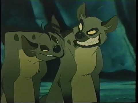 The Lion King (1994) Hyenas and Scar Scene (VHS Capture)