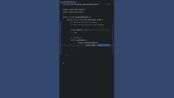 Find even numbers using java streams #java #javaprogramming #javainterviewquestions #shorts #coding