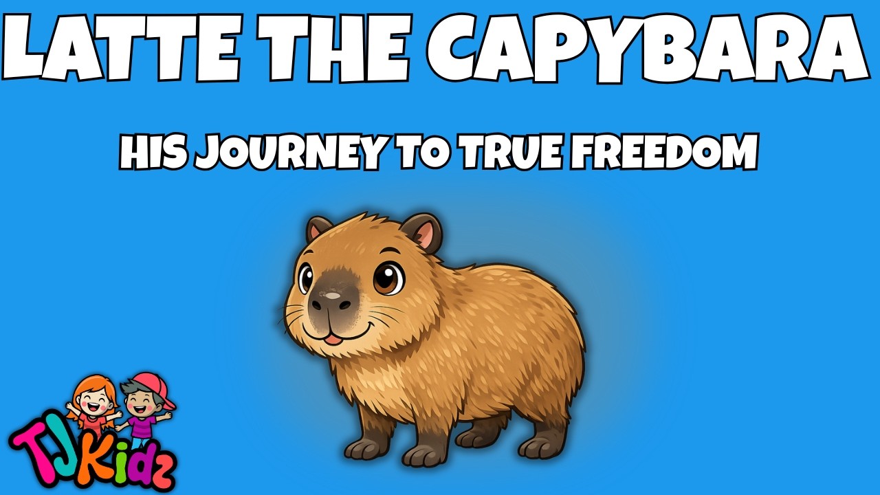 Latte the Capybara – His Journey to True Freedom | TJKidz Super Fun Stories