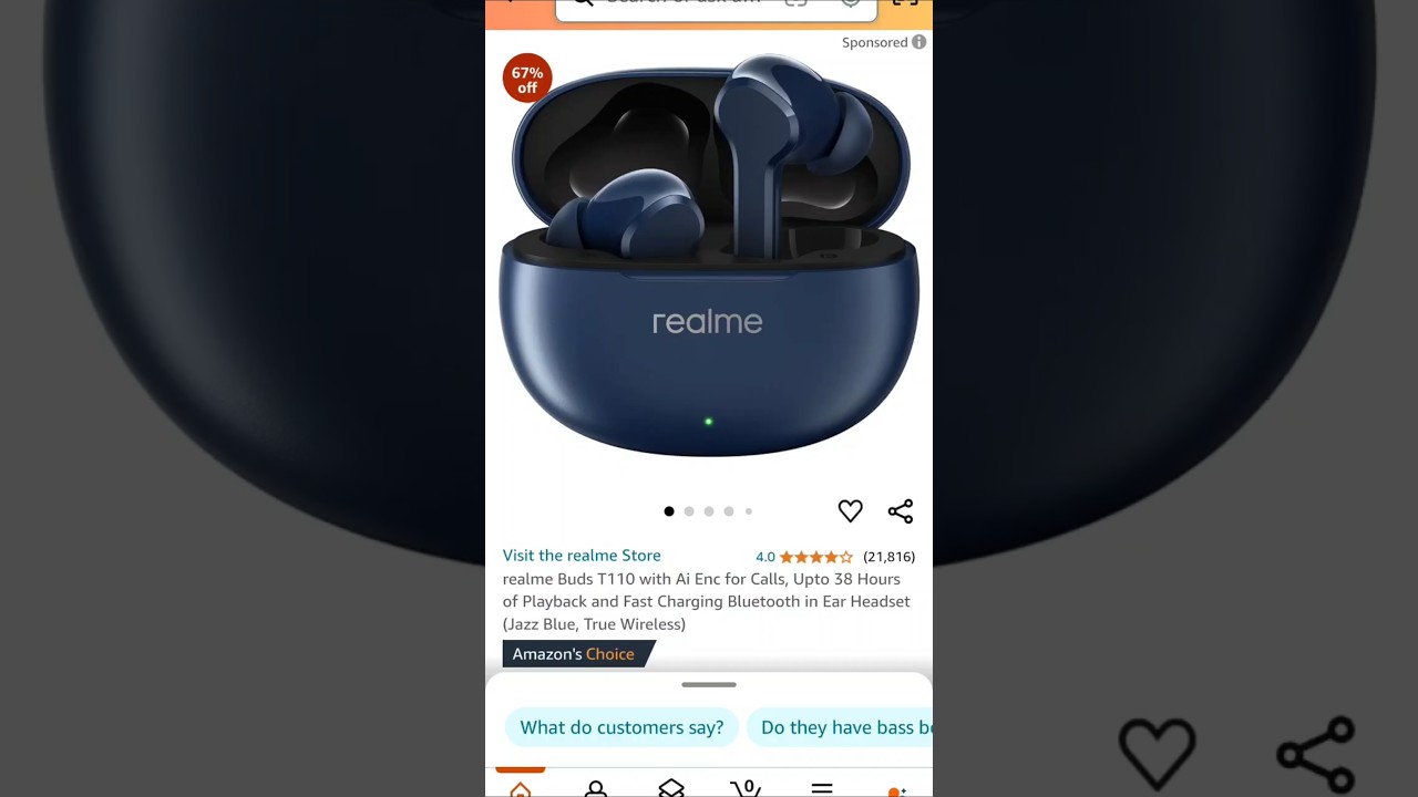 Realme T110  Earbuds @₹999! 🎧 