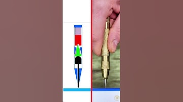How an automatic center punch actually works (animation vs reality) #short