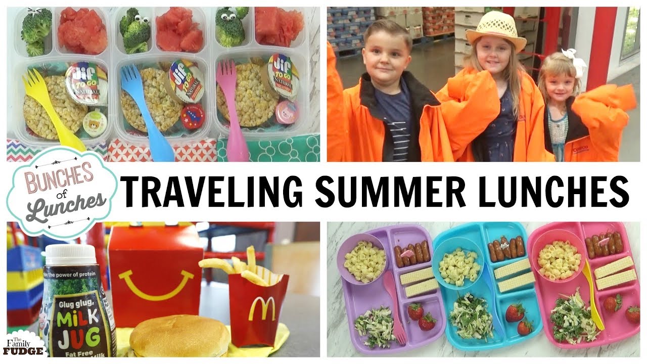 COOL Summer Lunches 😎+ Traveling Lunches🚗 + Where And What They Ate 🍔