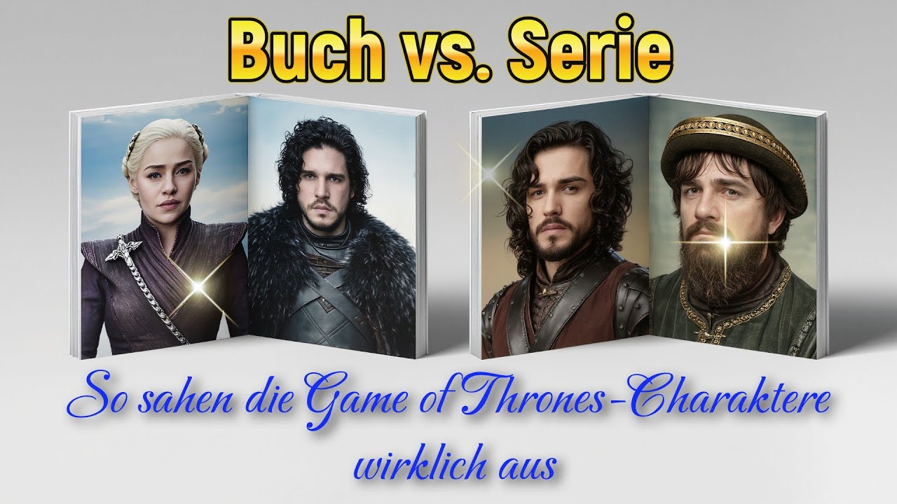 Buch vs. Serie – So sahen die Game of Thrones-Charaktere wirklich aus ( Top100 Charaktere)