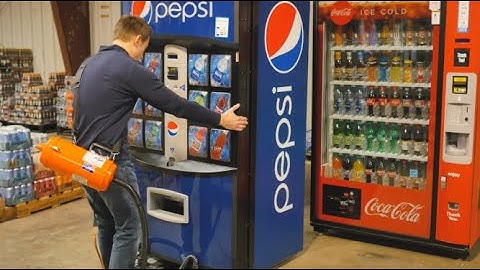 Moving a vending machine through a narrow space with Airsled