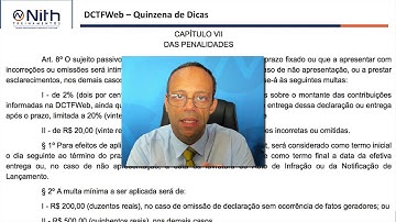 DCTFWeb   Dica 2 -  NÃO ENTREGUEI - CONSEQUÊNCIAS - MULTAS